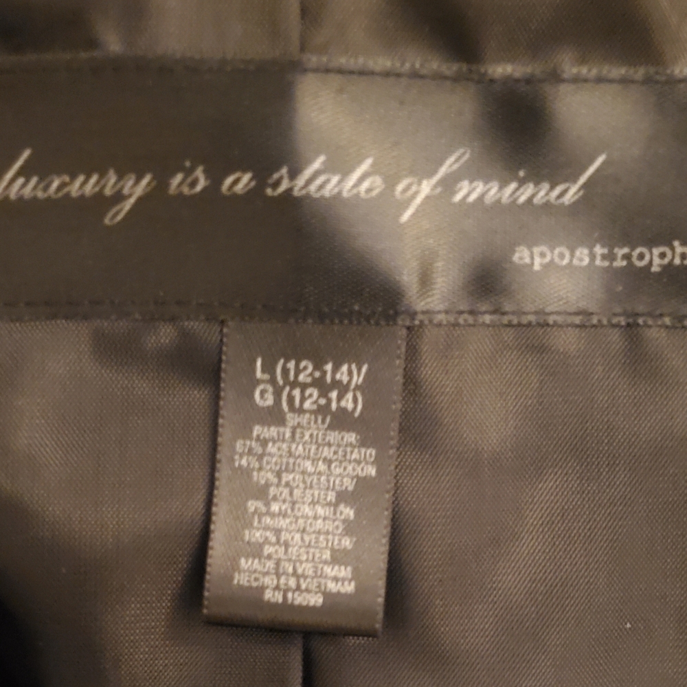 Apostrophe Black Teddy Jacket - image 3